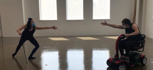 A Danced Conversation Between Disabled Bodies