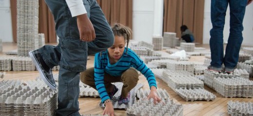 Egg Cartons, Cotton Candy, and Living Sculpture